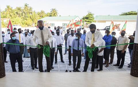 ފޮނަދޫގައި ސަރުކާރުން އިމާރާތްކުރި މިސްކިތް ހުޅުވައިފި