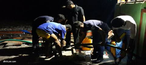 ތިމަރަފުށީ ނެރުމައްޗަށް އެރި ދޯންޏެއް އަޑިޔަށް ދަނިކޮށް ދޯނި ސަލާމަތް ކޮށްދީފި