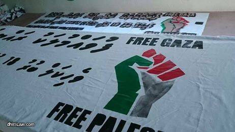 އިސްރާއީލާ ދެކޮޅަށް ފުވައްމުލަކު ޒުވާނުންވެސް ރެލީއެއް ބާއްވަނީ