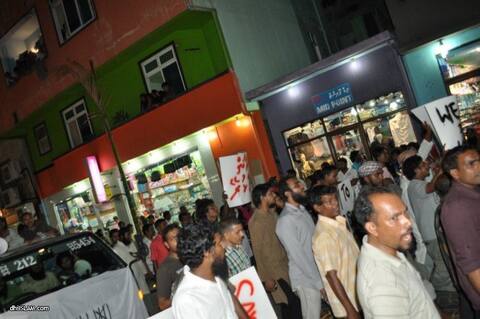 އިސްލާމްދީން ޙިމާޔަތްކުރުމަށް ގޮވާލައި ސިލްސިލާކޮށް ކުރިއަށްގެންދާ ތިންވަނަ މުޒާހަރާ ބާއްވައިފި
