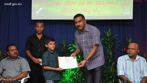 ދިވެހި އަސްކަރިއްޔާގެ ދެވަނަ ޤުރުއާން މުބާރާތުން އެއްވަނަ އަށް އައިޝަތު ޝަމާޢީލް ޙުޞައިން