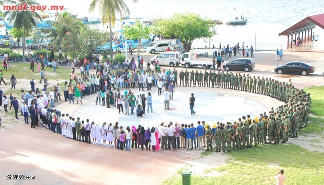 ދުނިޔޭގެ ތިމާވެށި ދުވަސް ފާހަގަ ކުރަން ސިފައިންވެސް އަތުގުޅާލައިފި