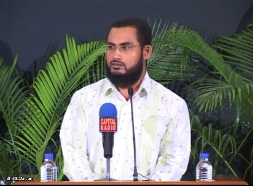 ޝައިޚް އިލްޔާސް ޙުސައިންގެ ޚާއްޞަ ދަރުސް "ބުނާށެވެ! އަޑުއަހައި ކިޔަމަންވެއްޖައީމެވެ." އެމްއެންބީސީ ވަން އަދި ރޭޑިއޯ އެޓޯލް އިން މިރޭ ލައިވްކުރަނީ